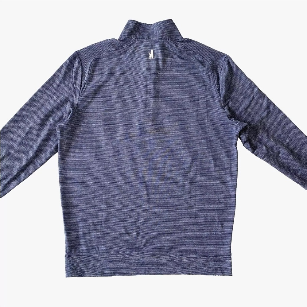 Johnnie-O Vaughn Striped PREP-Formance 1/4 Zip Pullover Mens S in Twilight Blue - Picture 4 of 10